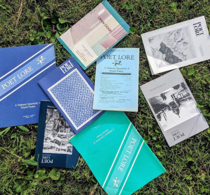 A collection of books lying on the grass
